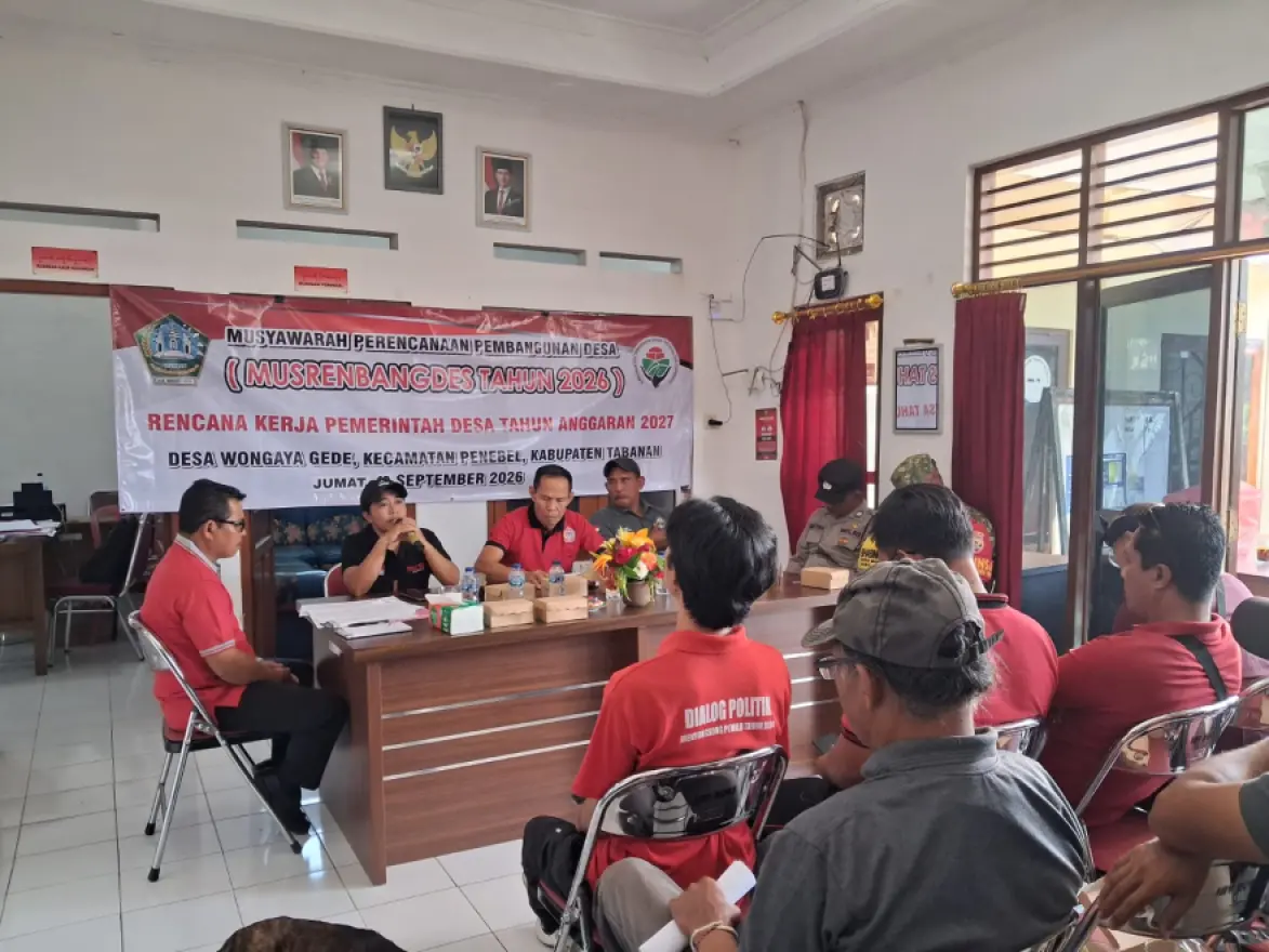 MUSYAWARAH PERENCANAAN PEMBANGUNAN DESA (MUSRENBANGDES TAHUN 2026) RENCANA KERJA PEMERINTAH DESA TAHUN ANGGARAN 2027